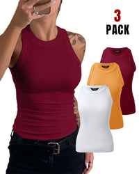Wine Red+White+Yellow
