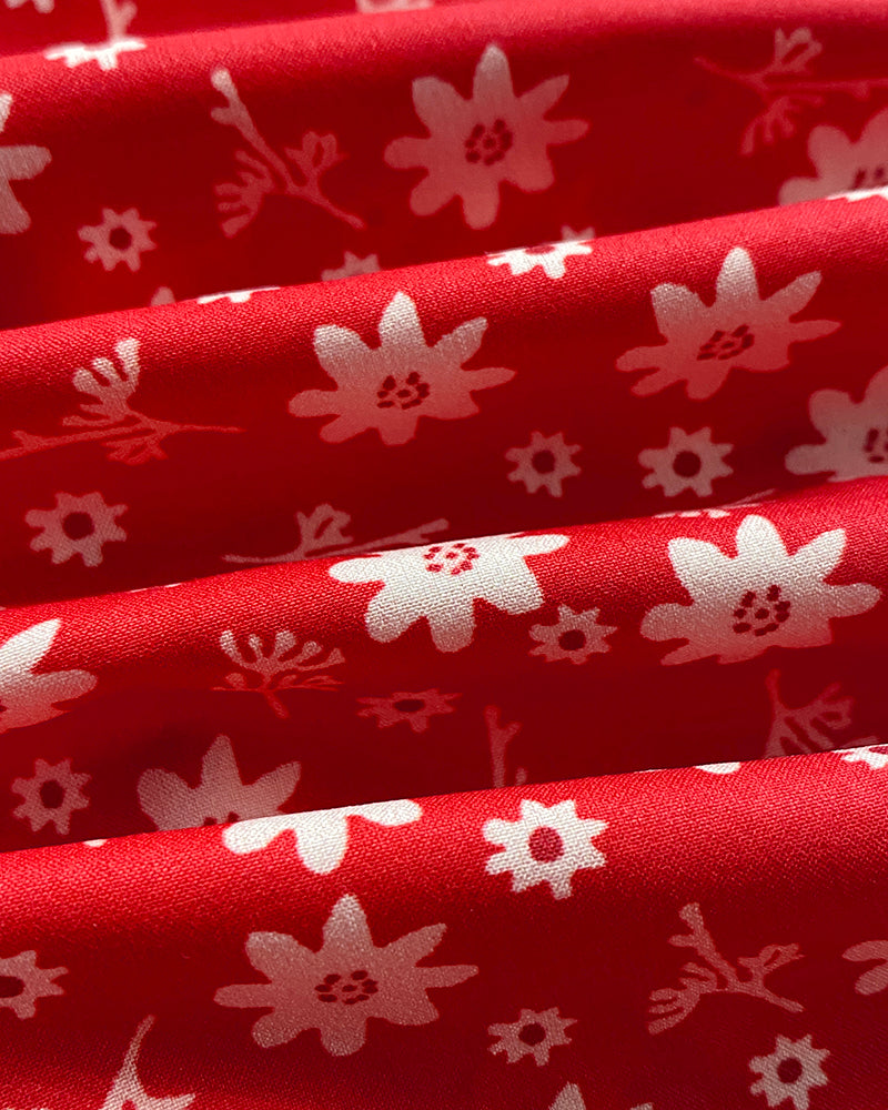 Floral Print Square Neck Thick Strap Tied Detail Romper Casual Shirred Lace-up Back Slit Skort Romper