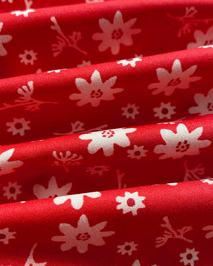 Floral Print Square Neck Thick Strap Tied Detail Romper Casual Shirred Lace-up Back Slit Skort Romper