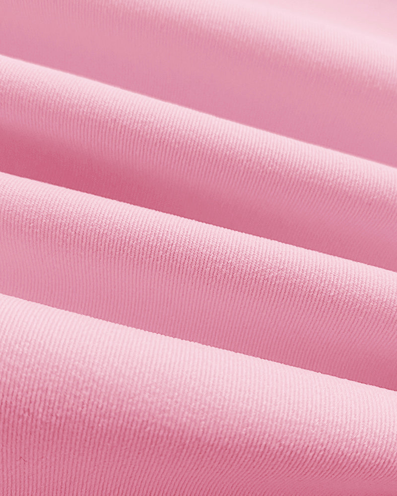 2 Pieces Outfits Sleeveless High Neck Cargo Pockets Design Top And Casual Cuffed Long Pants Set